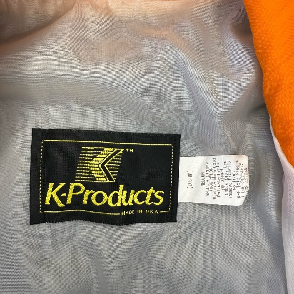 Vintage Wynn's Racing Jacket in Orange, Black, and White - Picture 7 of 10